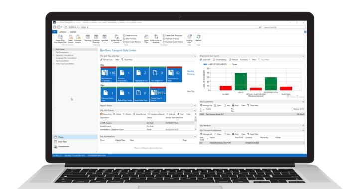 transport logistic 2019 (Halle A3, Stand 119): NaviTrans-Gruppe setzt auf Microsoft Dynamics 365 Business Central