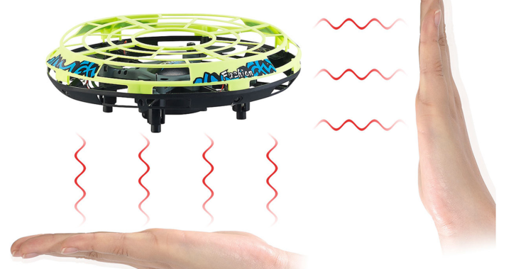 Simulus Selbstfliegendes Quadrocopter-Ufo mit IR-Sensoren