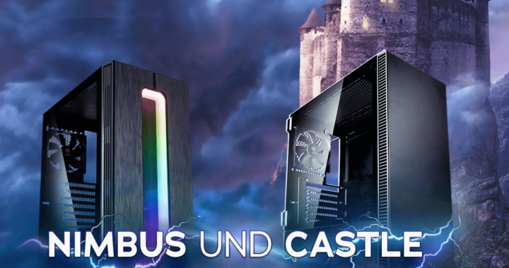 Nimbus und Castle: Kolink präsentiert zwei trendy Gaming-Gehäuse mit schicken Features