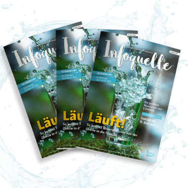 Neues Mineralwasser-Magazin „Infoquelle“ bietet viele spannende Informationen