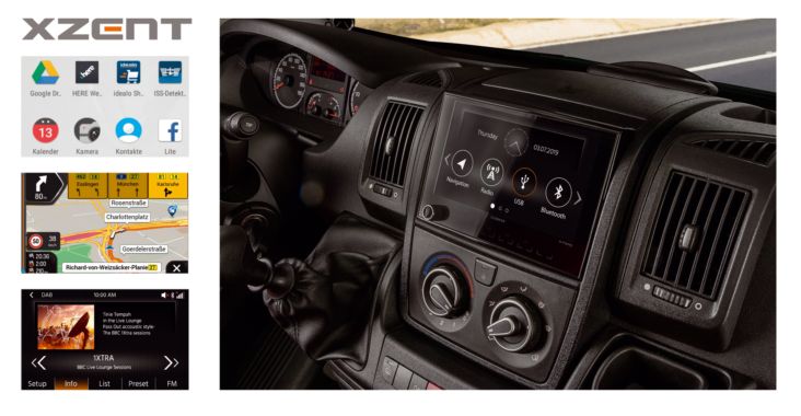 Alleskönner – XZENTs Infotainer X-F270 für FIAT Ducato