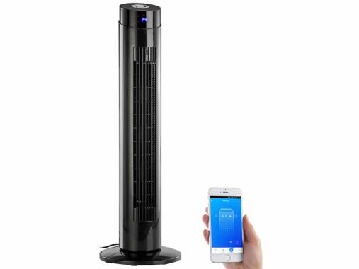 Sichler Haushaltsgeräte Turmventilator VT-260.tu mit App