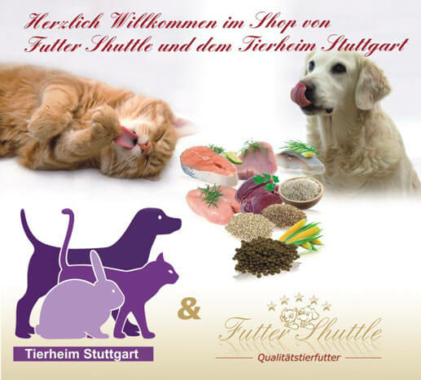 Tierheim Stuttgart ist mit Futter Shuttle dem Spezialisten für hochwertiges Hunde- und Katzenfutter eine Kooperation eingegangen.