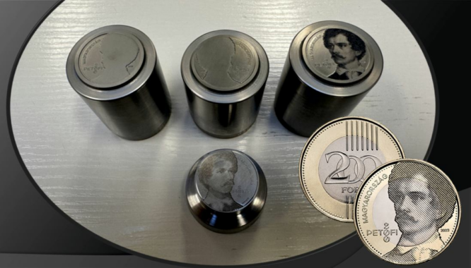 Ein Gesicht, viele Schattierungen: „Ungarische Münze“ stellt mit LANG-Maschinen Prägestempel für Münzen her