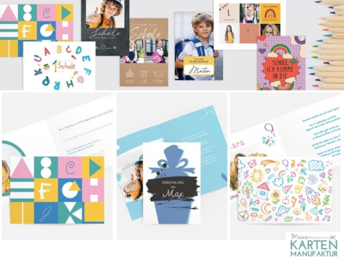 Abc-Schützen: Einschulungskarten zum Grundschulstart – fröhliche Designs im Handumdrehen selbst erstellen