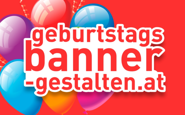 Einzigartige Geburtstagsbanner online gestalten