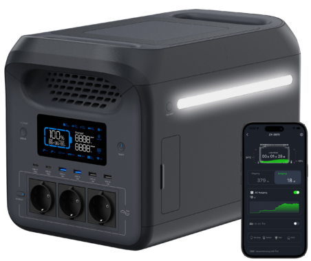 revolt Tragbare Powerstation & Solar-Generator HSG-600