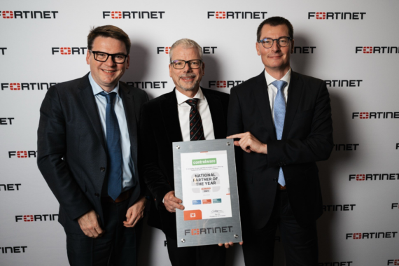 Controlware erhält Fortinet Award „National Partner of the Year, Germany 2025“ in Silber